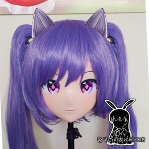(RB715)Customize Full Head Quality Handmade Female/Girl Resin Japanese Anime Cartoon Character Kig Cosplay Kigurumi Mask