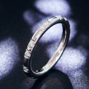 Provence Eternity Rings 14K 18KGold DEF/VS Lab Grown Diamonds Rings for Women Classic Finger Personalized Custom Promise Gifts