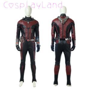 High Quality Halloween Superhero Ant And Wasp Cosplay Outfit Scott Lang Battle Costume Suit Giant Man Jumpsuit with Boots