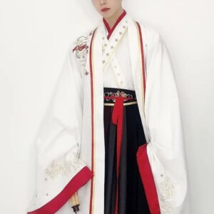 World’s Unmatched Heroic Ancient Style Jin Made Waist Qi Immortal Restoration Hanfu New Chinese Men’s Costume