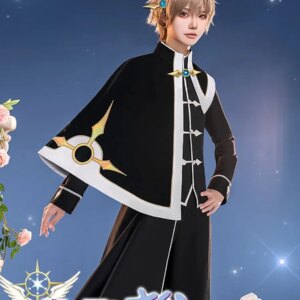 Cardcaptor Sakura Lixiaolang Black And White Cover Cosplay Costume Cos Game Anime Party Uniform Hallowen Play Role Clothes