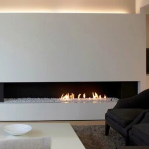 tuya wifi smart burner bioethanol kamin electric fireplace heater