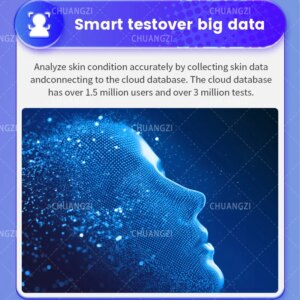 Face Moisture Detection Spa Use 3D Facial Skin Analysis Machine New Upgrade 8 Spectral Imaging Technology Skin Analyzer