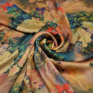 High Quality Real Real Silk Gambiered Guangdong Silk Dress Cheongsam Shirt Fabric Suit Fabric