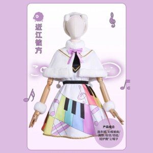 Lovelive Nijigasaki Cosplay Colorful Dreams! Colorful Smiles! Dress School idol stage Women Costume