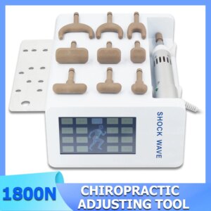 1800N Electric Correction Gun Spinal Adjustable Massage Impulse Spine Cervical Massager New Chiropractic Adjusting Tools