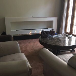 tuya wifi bioethanol kamin electric rectangular stainless steel ethanol fireplace indoor alcohol heater