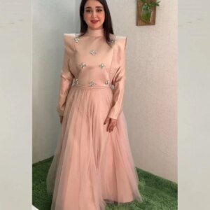Customized Rhinestone Prom Satin Applique Quinceanera A-line High Collar Bespoke Occasion Gown Midi Dresses