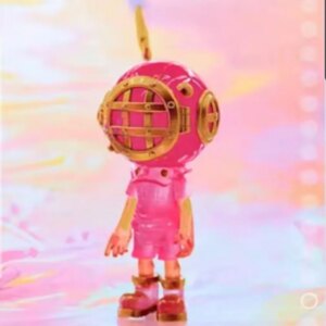 Sank Toys Sank The Child Little Sank GID Pink Resin Painted Collection Figurine Figure Model Statue