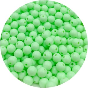1200Pcs 10MM Acrylic Round Pastel Beads Plastic Candy Color Spacer Bead for Necklace and Bracelet Making Crafting Supplies