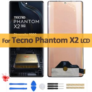 6.8″ Original LCD For Tecno Phantom X2 AD8 LCD Display Touch Screen Panel Digitizer Assembly For Phantom X2 LCD Replacement