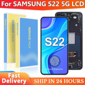 Dynamic AMOLED For Samsung S22 5G Display S901B S901U S901W S901N S901E LCD Screen With Touch Screen Digitizer Assembly