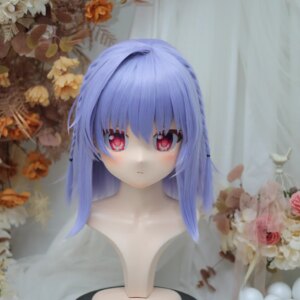 (NFD-14-25)Customize Full Head With Lock Crossdress Doll Female/Girl Japanese Anime Cartoon Character Kig Cosplay Kigurumi Mask