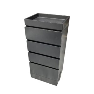 Modern design Luxury barbershop tool cabinet Fashion wooden locker Beauty salon