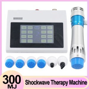 300MJ Shockwave Therapy Machine ED Treatment Relieve Neck Pain Treating Sports Injuries Pain Body Relax Massage Health Care