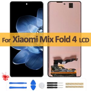 6.56″ AMOLED Externa Screen For Xiaomi Mix Fold 4 LCD Display 24072PX77C Touch Screen Digitizer Assembly For Mix Fold4 Small LCD