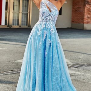 Sexy One Shoulder Sleeve Prom Dress 2024 Glamorous Appliqué Evening Dress Classic A-Line Floor-length Gown Vestidos De Novia