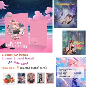 2025 Goddess Story New MingKaShe XinMu Huanyan Full Series Of Rolled Edge Cards Anime Beauty Rare Game Collection Card