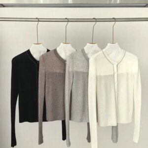 Autumn B*C Thin Knitted Cardigan for Women Single Breasted O-Neck Long Sleeve Casual Ladies Sweater