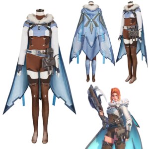 Fancy Dress Freya Cosplay For Women Clothing Game OW Costume Adult Woman Roleplay Fantasia Party Outfits