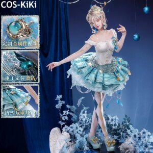 COS-KiKi Identity V Margaretha Zelle Female Dancer Drifting Moonlight Elegant Lolita Dress Lovely Cosplay Costume Halloween