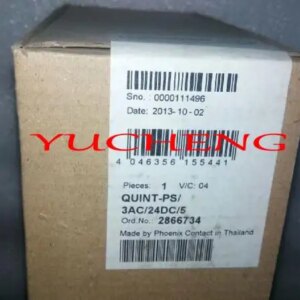 Brand New Unopened, Switching Power Supply 2866734 QUINT-PS/3AC/24DC/5 German Phoenix