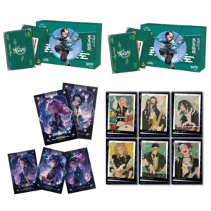 Wholesales Demon Slayer Collection Cardruika Culture A6 Art Board Wave2 Diamond Starry Sky Eye Painting Ticket Playing Acg Cards