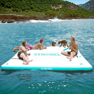 Water Float Raft Inflatable Floating Dock Jetski Inflatable Floating Platform Water Platform