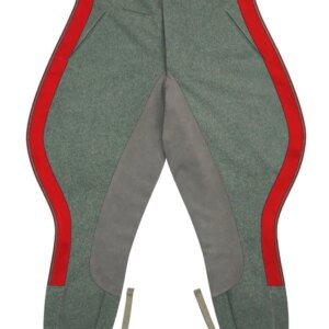 GUWB-124 WWII German Heer General Fieldgrey Wool Riding Breeches