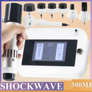 Physiotherapy Shockwave Ultrasonic Therapy Machine 300MJ Shock Wave Massager For ED Treatment Pain Relief Newest Handle Massager