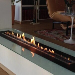 tuya wifi bio ethanol burner alcohol kamin Electric biofuel fireplace insert smart fire place