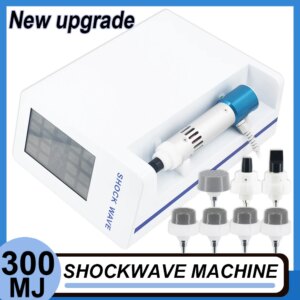 Shockwave Therapy Machine with 7 Heads ED Treatment Muscle Soreness Pain Relief 300MJ Shock Wave Device Simple Operate