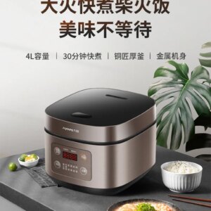 Household 4L liter rice cooker Multifunctional large capacity cooking pot 3-6-8 people