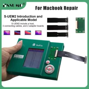 SoFix S-UEM2 For Macbook USBC EDP Meter Detector Connector Logic Board Motherboard Screen EDP Connector Test Box Repair Tool