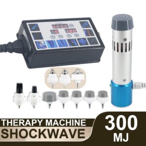 300MJ Shockwave Therapy Machine With 10 Massage Probes Effectively Relieve Limb Pain Body Muslc Massage Fatigue Relax Massager