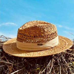 Summergrass hats with broad edges men’s and women’s hand-woven hollowed top shade breathable casual girth