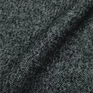 Thickened classic double deep herringbone fabric autumn and winter coat suit pants trench