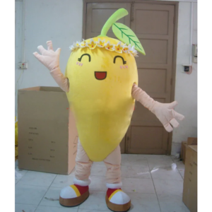 Making EVA Material Fruit Mango Mascot Costume Crayon Cartoon Set Birthday Party Masquerade Adult Size Advertising Game Gift 956