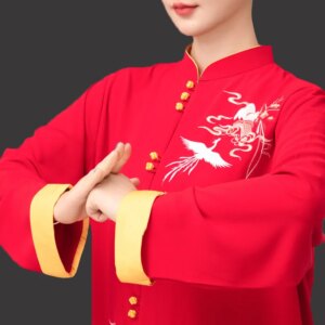 Tai Ji Suit Martial Arts Women’s New High-End Competition Performance Baduanjin Exercise Clothing Men’s Long Type