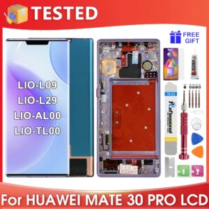 6.53”OEM For HUAWEI Mate 30 Pro For Mate30Pro LIO-L09 L29 AL00 LCD Display Touch Screen Digitizer Assembly Replacement