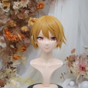 Kigurumi Tenma Si Kigurumi mask full headband lock cosplay headshell props costume anime game