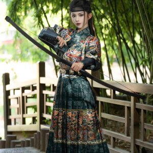 Jinyiwei Flying Fish Suit Embroidery Knife Embroidered Robe Stickers inside Men and Women Same Style Ming Han Clothing