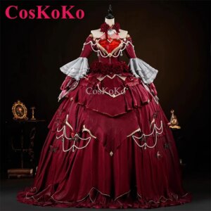CosKoKo Mary/Bloody Queen Cosplay Game Identity V Costume Specimen Gallery Sweet Dress Halloween Party Role Play Clothing New