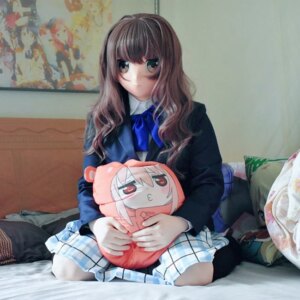 (KRM507) Handmade Female/Girl Resin 3/4 Head Japanese Cartoon Character Cosplay Kigurumi Mask Crossdresser DOLL