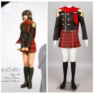 Anime Final Fantasy Type-0 Class Zero Deuce Halloween Game Cosplay Costumes