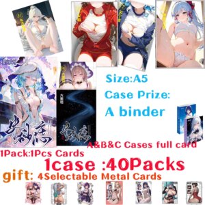 New A5 Size Board Hobby Collection Card Vermillion Mole Doujin Spicy Card Peel Board CP SSP PR Card Toys Gifts