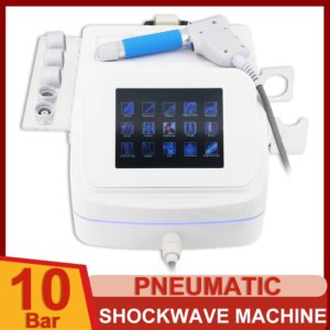 Pneumatic Shockwave Machine For Pain Relieve 10Bar Shock Wave Device For ED Treatment Tennis Elbow Body Massage Home Use