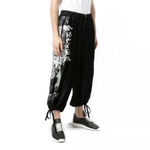 YOJI OOAK RELAXED SILK PANTS Yoji Ooak relaxed silk pants