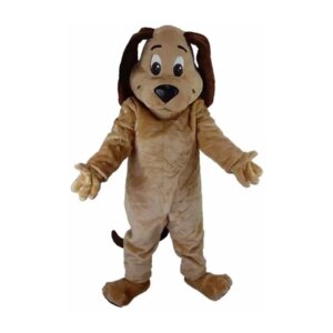 Dog Head Mascot Costume Fancy Dress Halloween Anime Doll Cosplay Clothing Birthday Party Decoration Props