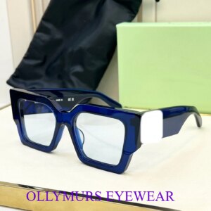 Original Designer OFF Trendy Brand New High Version Corner Flower Large Frame Glasses Fashion Sunglasses Neutral Street Sunscree